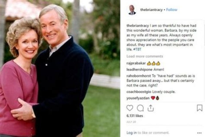 Meet Barbara Tracy And Brian Tracy