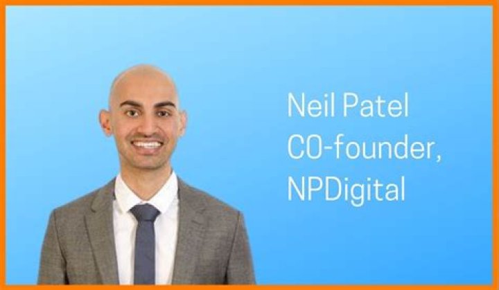 Neil Patel Entrepreneur, Angel Investor, and Analytics Expert |