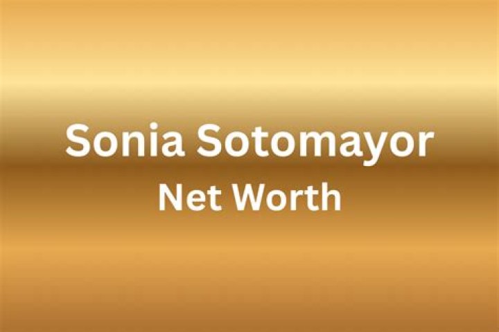 Sonia Sotomayor Net Worth How Much is Sonia Sotomayor Worth? |
